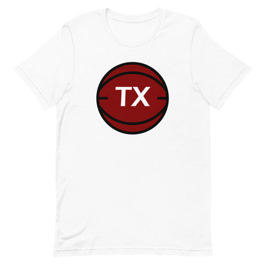 Maroon TX Basketball Unisex t-shirt
