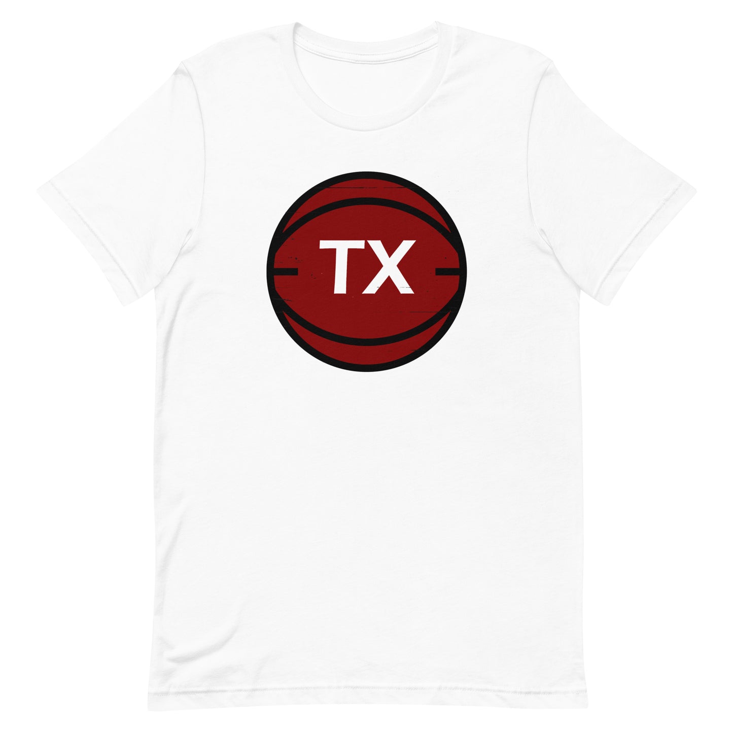 Maroon TX Basketball Unisex t-shirt
