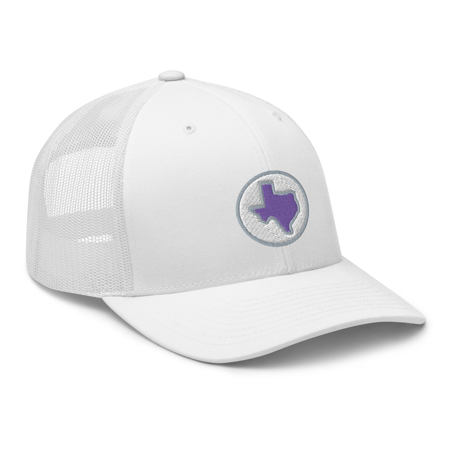 Texas Purple Circle Trucker Cap