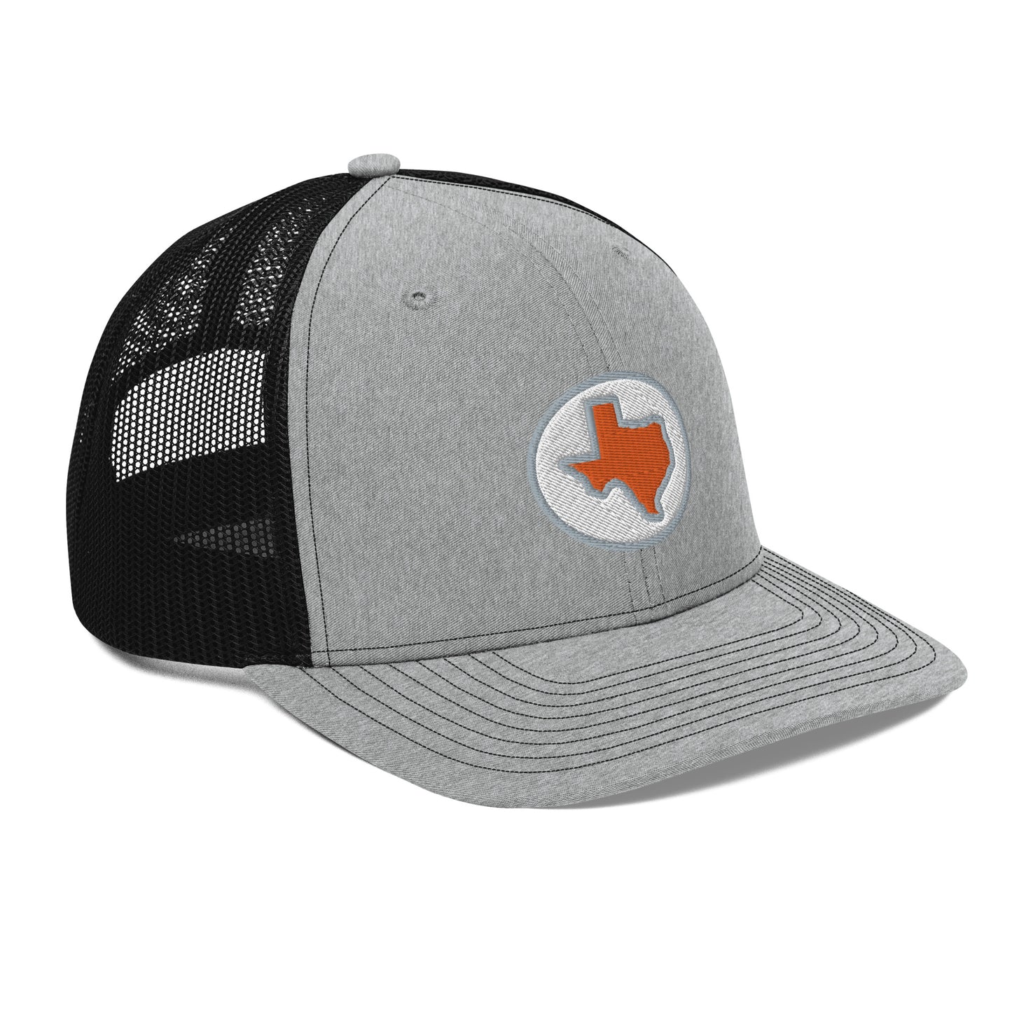 Grey Austin Texas Circle Trucker Cap