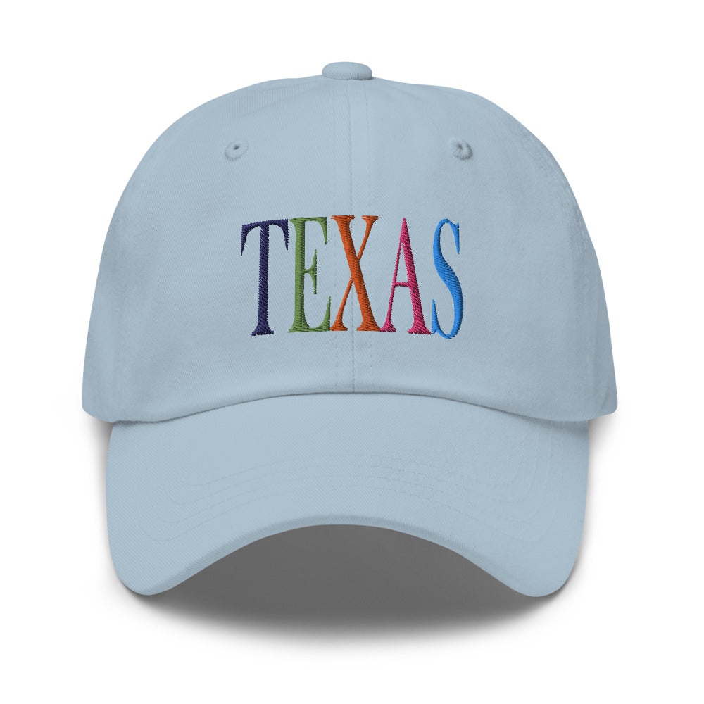 Colorful Fun Texas Cap