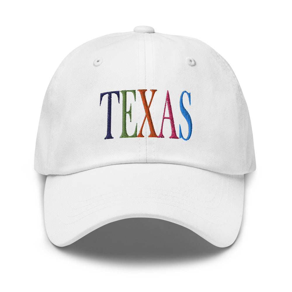 Colorful Fun Texas Cap