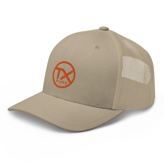 Branded TX Pure Orange Trucker Cap