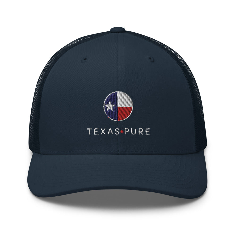 Texas Flag Blue Trucker Cap