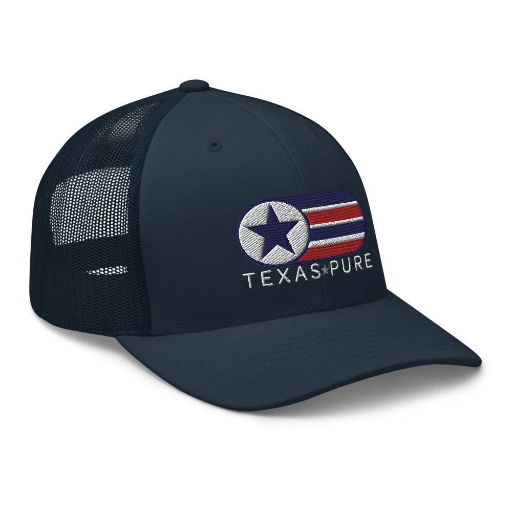 Texas Star Line Blue Trucker Hat