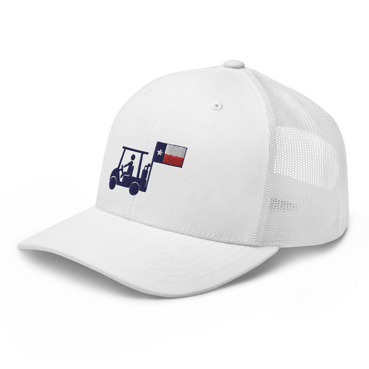 Texas Golf Cart White Trucker