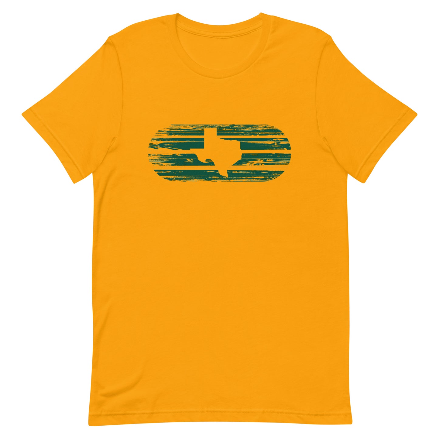 Gold & Green Texas Unisex t-shirt