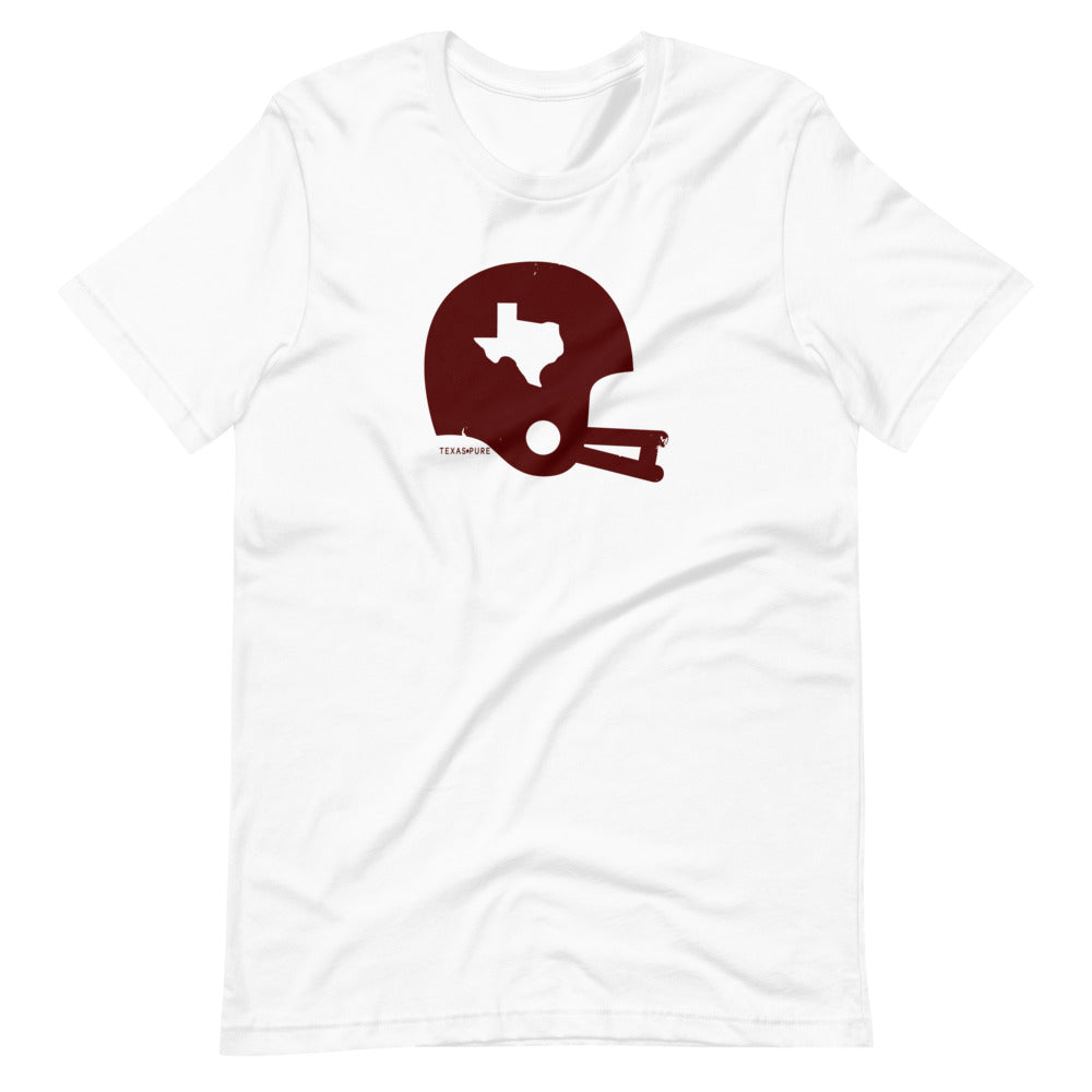 College Station Texas Helmet Collegiate Short-sleeve Unisex T-shirt