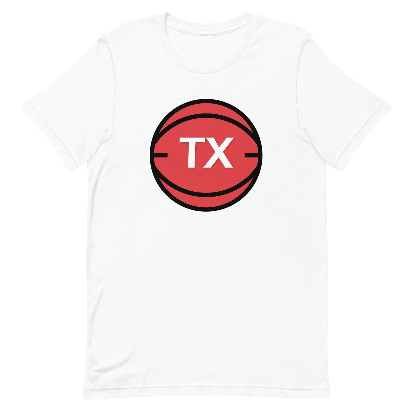 TX Red Basketball Unisex t-shirt